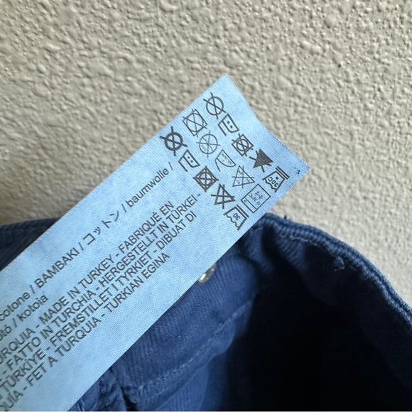 Zara Bright Blue Wide Leg Denim Jeans 6 - Picture 9 of 12